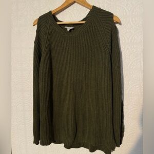 Lucky Brand | Cable Knit Sweater | Large | Green